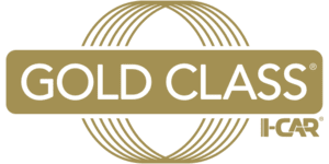 I-CAR Gold Class Certified — shop-wide I-CAR designation held by ~10% of U.S. body shops