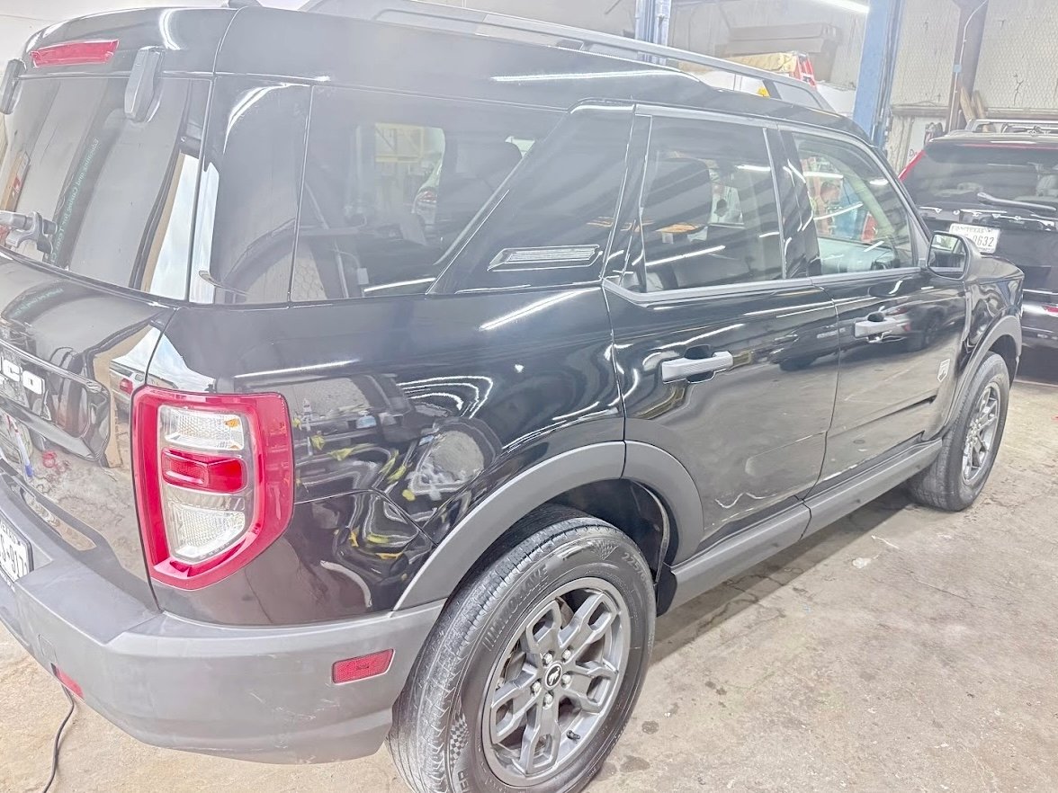 Customer's Ford Bronco Sport fully repaired at DG Collision Center in Lewisville, TX